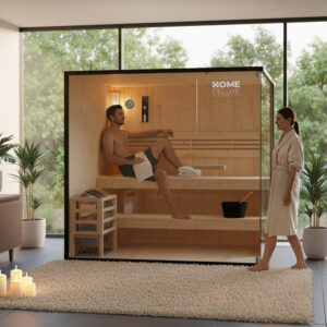Home Deluxe SHADOW XL Innensauna – Ansicht 3