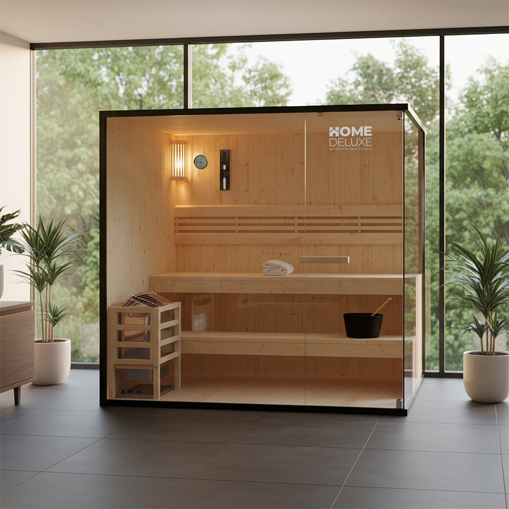 Home Deluxe SHADOW XL Innensauna – Ansicht 2