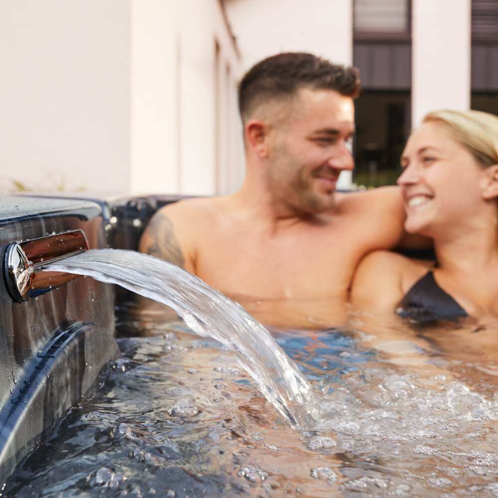 Home Deluxe BLACK MARBLE Outdoor-Whirlpool – Ansicht 3