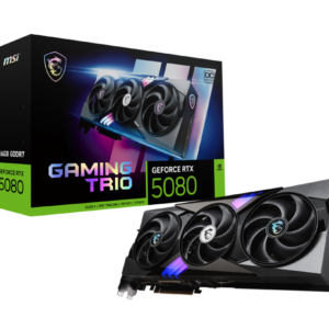 MSI GeForce RTX 5080 GAMING TRIO OC – 16 GB GDDR7 – Grafikkarte mit Originalverpackung