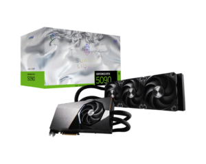 MSI GeForce RTX 5090 SUPRIM LIQUID SOC – 32 GB GDDR7 – Grafikkarte mit Originalverpackung