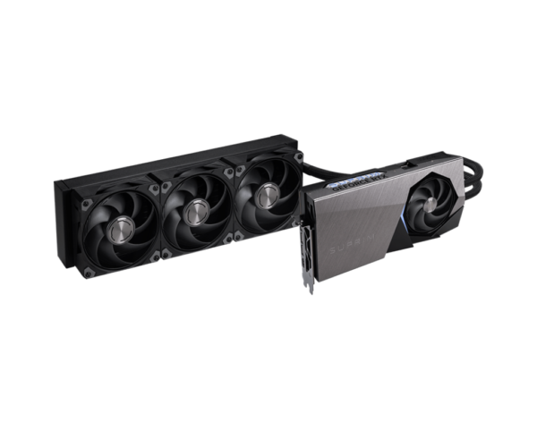 MSI GeForce RTX 5090 SUPRIM LIQUID SOC – 32 GB GDDR7 – Grafikkarte mit Radiator und Lüftern