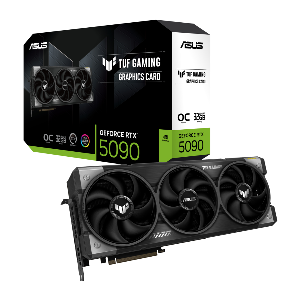 ASUS TUF Gaming GeForce RTX 5090 OC Edition – 32 GB GDDR7 – Grafikkarte mit Originalverpackung